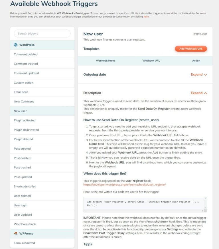 WP Webhooks Review: Automate WordPress Using Webhooks
